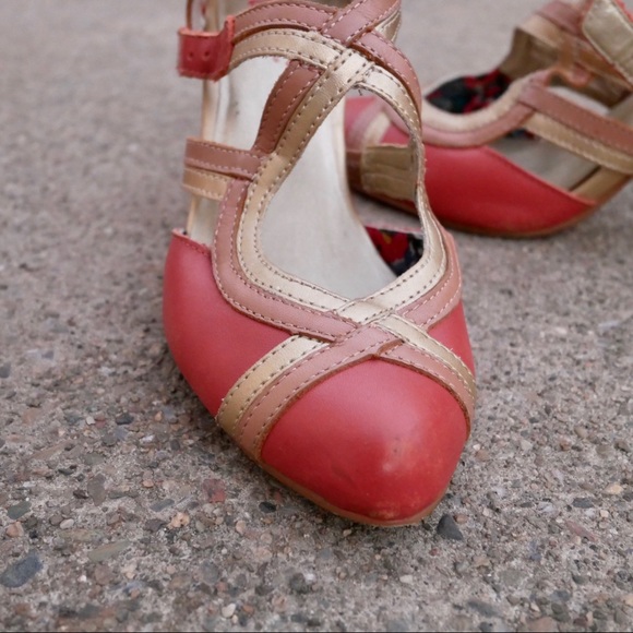 Seychelles pink & gold heels - Picture 7 of 12